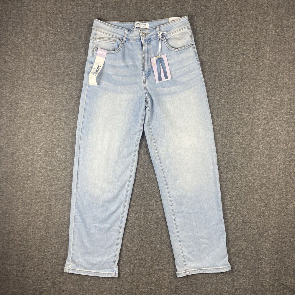 Wax Jean Collection Womens /Juniors 11/30 Light Straight Wide Leg 90333 Loose - Picture 1 of 15